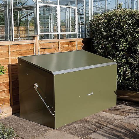 rowlinson metal storage box|Garden Storage Boxes .